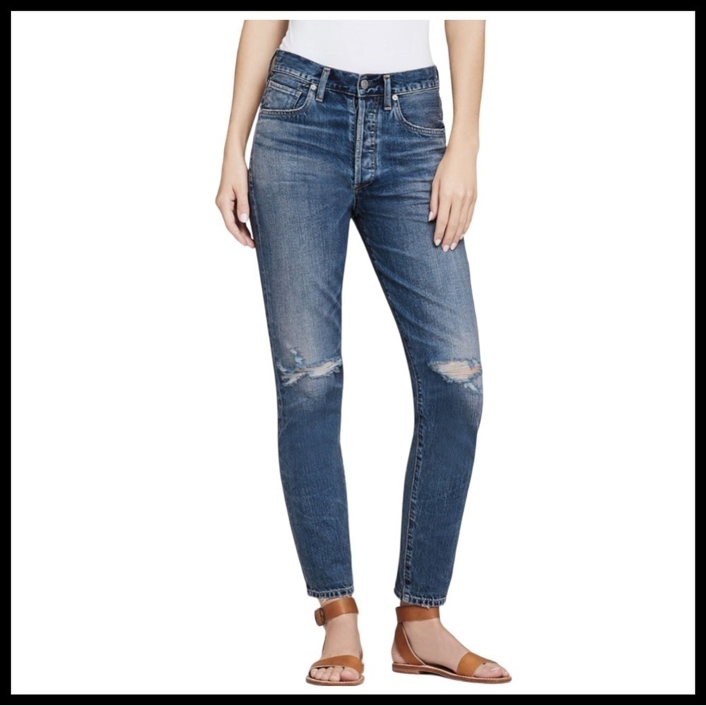 CITIZENS OF HUMANITY Liya High Rise Classic Fit Crop